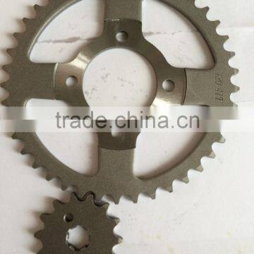 Motorcycle Chain Sprocket Set/motorcycle Chain Gear/spare Parts China Motorcycle