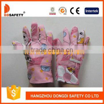 DDSAFETY 2017 With 5Years Experience Pink Cotton Kids Garden Glove Maxiflex Gloves