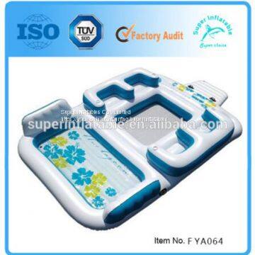 6 Person Pool Raft Floating Island