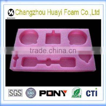 china manufacture hot sales customize polyethylene foam inserts packing