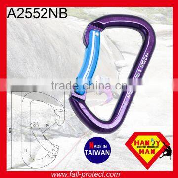 28KN Mountain Climbing Bent Gate Aluminum Carabiner For Rescue photo-3