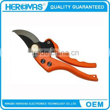 pruning shears 8.5 inch carbon steel, 60-62HRC fibreglass handle garden pruning shear