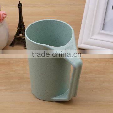 Yiwu Square Top Round Bottom Wheat Straw Coffee Cup photo-6