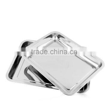 Wholesale High Quality Material 201 BBQ Stainless Steel Baking Tray photo-2