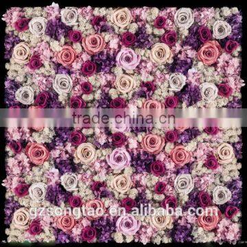 Outdoor Artificial Flower for Wall Decoration Backdrop Artificial Flower Wall for Wedding and Other Events photo-2