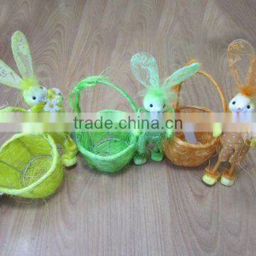 rabbit basket sisal