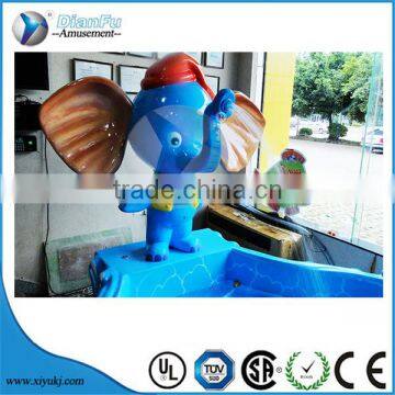 Children Playground Equipments Rides Fiberglass Elephant Fishing Pond photo-3
