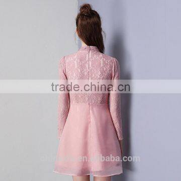 Winter Chinese Traditional Elegant Plain Velvet Cheongsam Dresses for Women photo-3