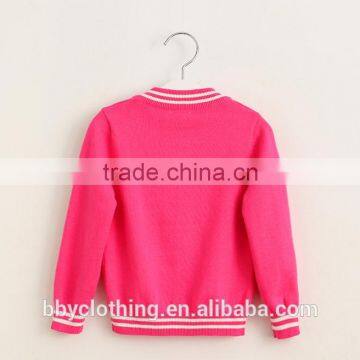 Custom Girls Baseball Style Cardigan Sweater photo-2