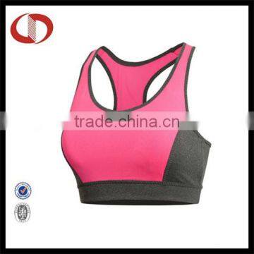 Custom logo running and sports bra for ladies from china