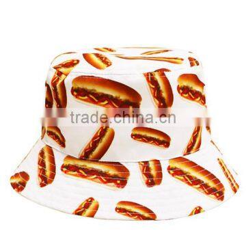 New Trend Stylish Custom New Style Red Short Brim Bucket Hats photo-3