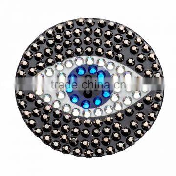Evil Eye Rhinestone Sticker Light Website Blue Stone With Glitter Sticker Decoration photo-3