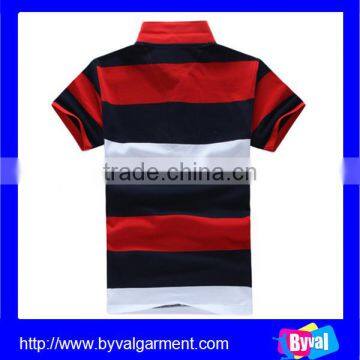 Breathable Fashion Mens Polo Neck Striped t Shirt/high Quality Fabric for Polo-shirt photo-2