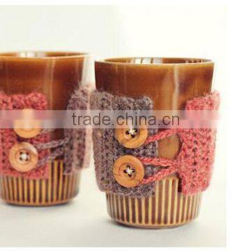 2015 Hand Knit Sock Coffee Cup Cozy photo-4
