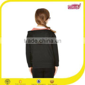 Girls Dri Fit Black Gym School Uniform Blank Hoodies With no Lable Hoodies Kids School Uniform photo-2