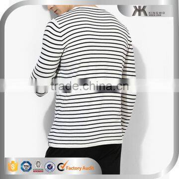 2017 Spring Comfort Colors T-shirts Latest Man Stripes Top OEM Wears Men's Clothing photo-2