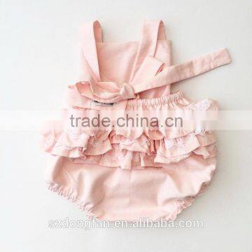 Clothing Manufacturers Overseas Printed Bubble Lace Baby Clothes Romper photo-2
