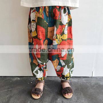 S16957A Girls Summer Casual Pants Kids Fashion Trousers photo-6