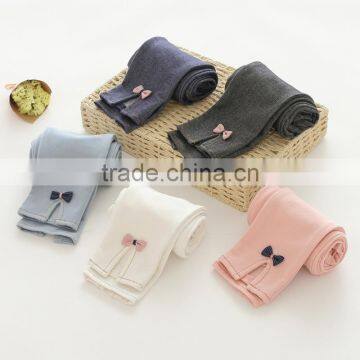 S32843W New 2017 Brand Quality 100% Cotton Baby Girls Leggings Girls Long Slim Girls Pencil Pants photo-3