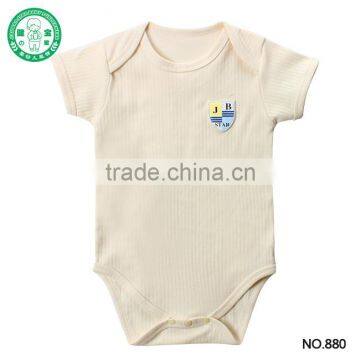 2017 Summer Short Sleeve Good Quality Cheap Price Baby Onesis Newborn Baby Bodysuit photo-4