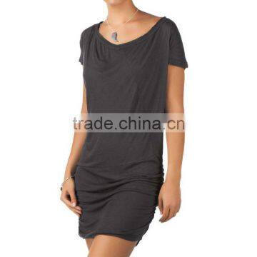 Short sleeve casual jersey dress FM0102