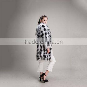 Myfur New Fashion Lady Style Real Raccoon Fur Jacket Overcoat photo-5