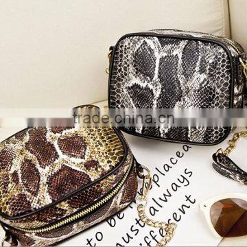 DY0135Z Europea Fashion Winter 2015 Hot Sale Leopard Printed Golden Chain Bag photo-3
