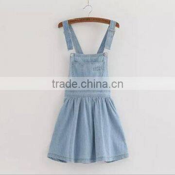 EY0602A Europe and America Women the Cowboy Straps Dress photo-2