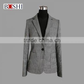 Ladies Western Wear Pant Suit Check Design Office Wear Women Suit photo-2