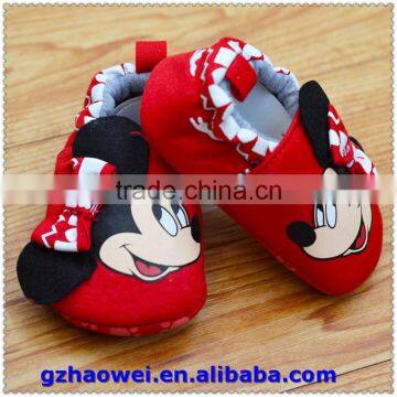 Mickey Smiling Face Printed Baby Footwear photo-5
