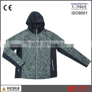 Windproof Fitness Jacket Grey Cloth Casual Wear photo-1