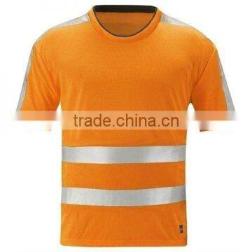 Orange polyester Hi Vis T-Shirt