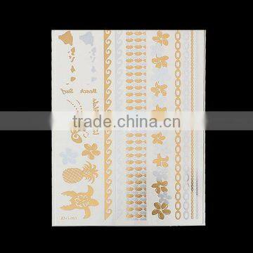 Custom Body Art Removable Waterproof Metallic Face Mask Temporary Tattoo Sticker photo-2