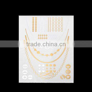 Wholesales Sexy Body Art Removable Waterproof Metallic Buy Temporary Tattoos Online photo-2