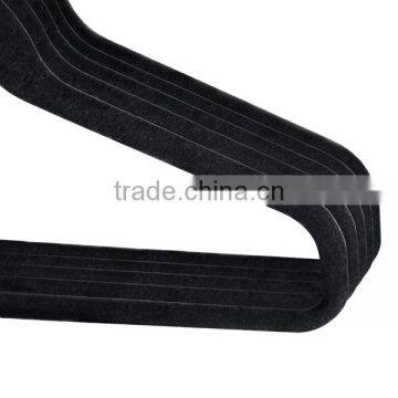Non Slip Black Velvet Suit Hangers photo-6