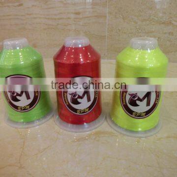 Modern hot-sale marathon thread color rayon embroidery thread 120D/2