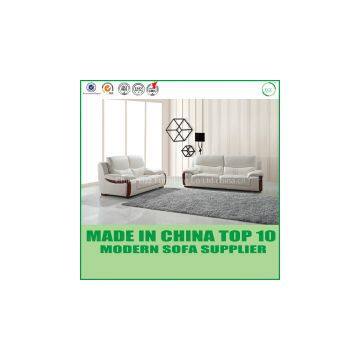 white color genuine leather sofa