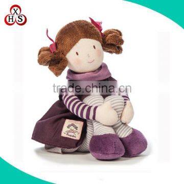 18 inch custom plush American girl doll movable joints soft doll