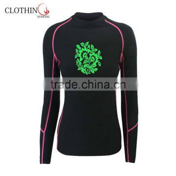 customize logo tights,poly with spandex t shirt,high quality gym clothing