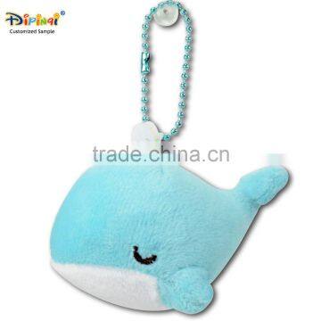 Aipinqi CKHB01 stuffed blue dolphin keyring plush