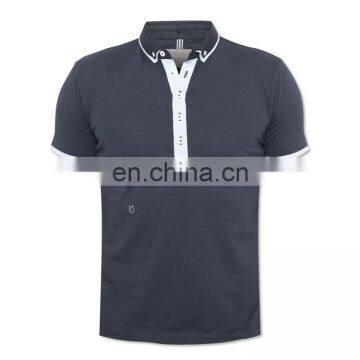 design sport golf fabric for polo shirt mens cotton sublimated two color custom man polo t shirt