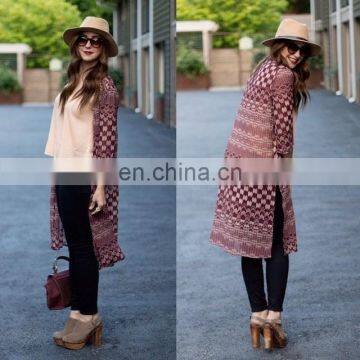 fashion design women kimono translucent/transparent summer kimono women garment factory in guangzhou