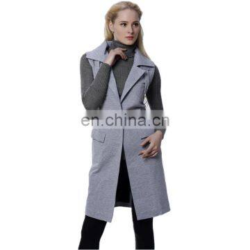 2015 Fashion Longline Lapel Collar Lady Jacket,custom Jacket,jacket for Women photo-3