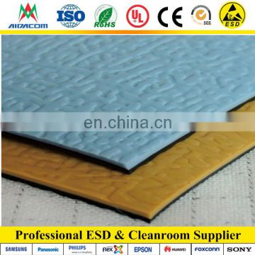 Texture ESD mat, 2 layers rubber ESD anti-slip mat