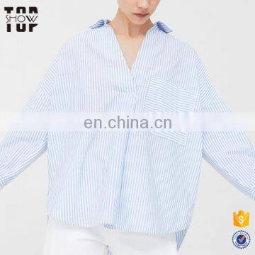 New Model Shirts 100% Cotton Oversize Dart Detail Cotton Shirt photo-2