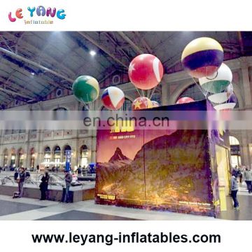 Inflatable PVC helium balloons for trade show, colorful balloon