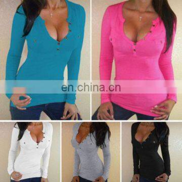 wholesale t-shirts plain blank sexy fit cotton comfort colors t shirt woman