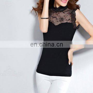 Customized women transparent sexy blouse