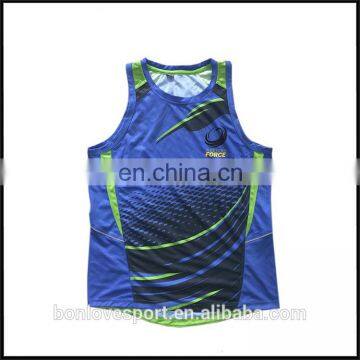 Custom Sublimated Running Singlet for Men photo-5