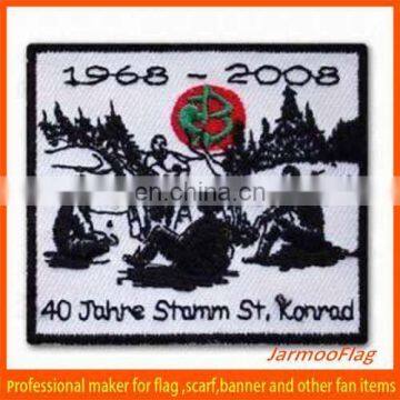 wholesale cheap embroidery badge on cloth